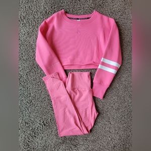 RYDERWEAR Leggings and crop sweatshirt